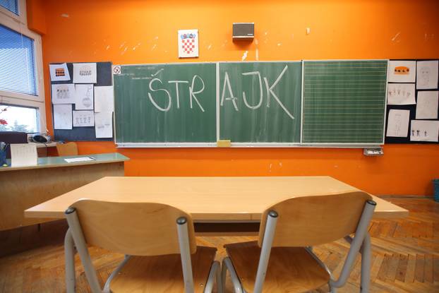 Šibenik: Učionice ponovno bez učenika - štrajk nastavljen u cijeloj Hrvatskoj