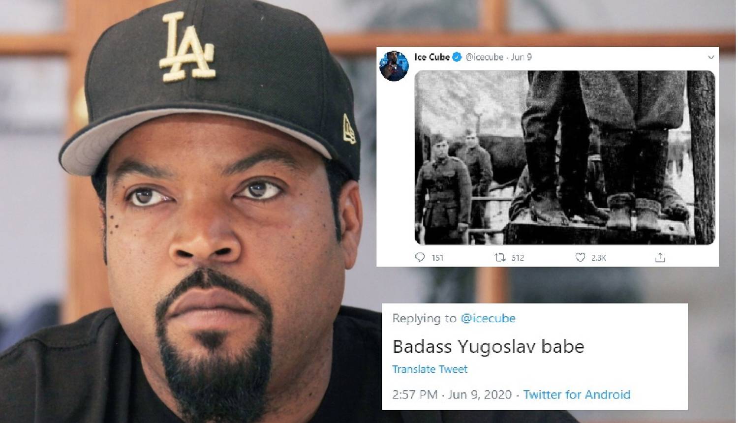 Ice Cube objavio fotku vješanja partizanke Lepe Radić koju su pogubili kad je imala 17 godina