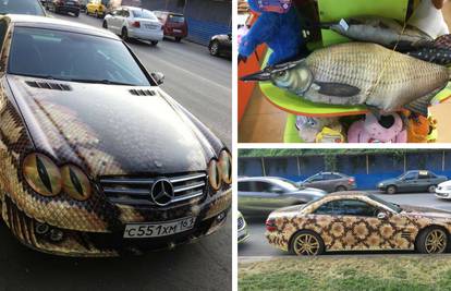 Samo u Rusiji: Auto s uzorkom pitona i udava nema ni Ronaldo