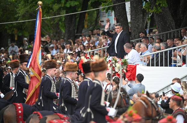 Visoki uzvanici na 307. Sinjskoj alci