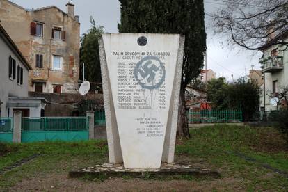 Rijeka: Simbol svastike na spomeniku palim drugovima