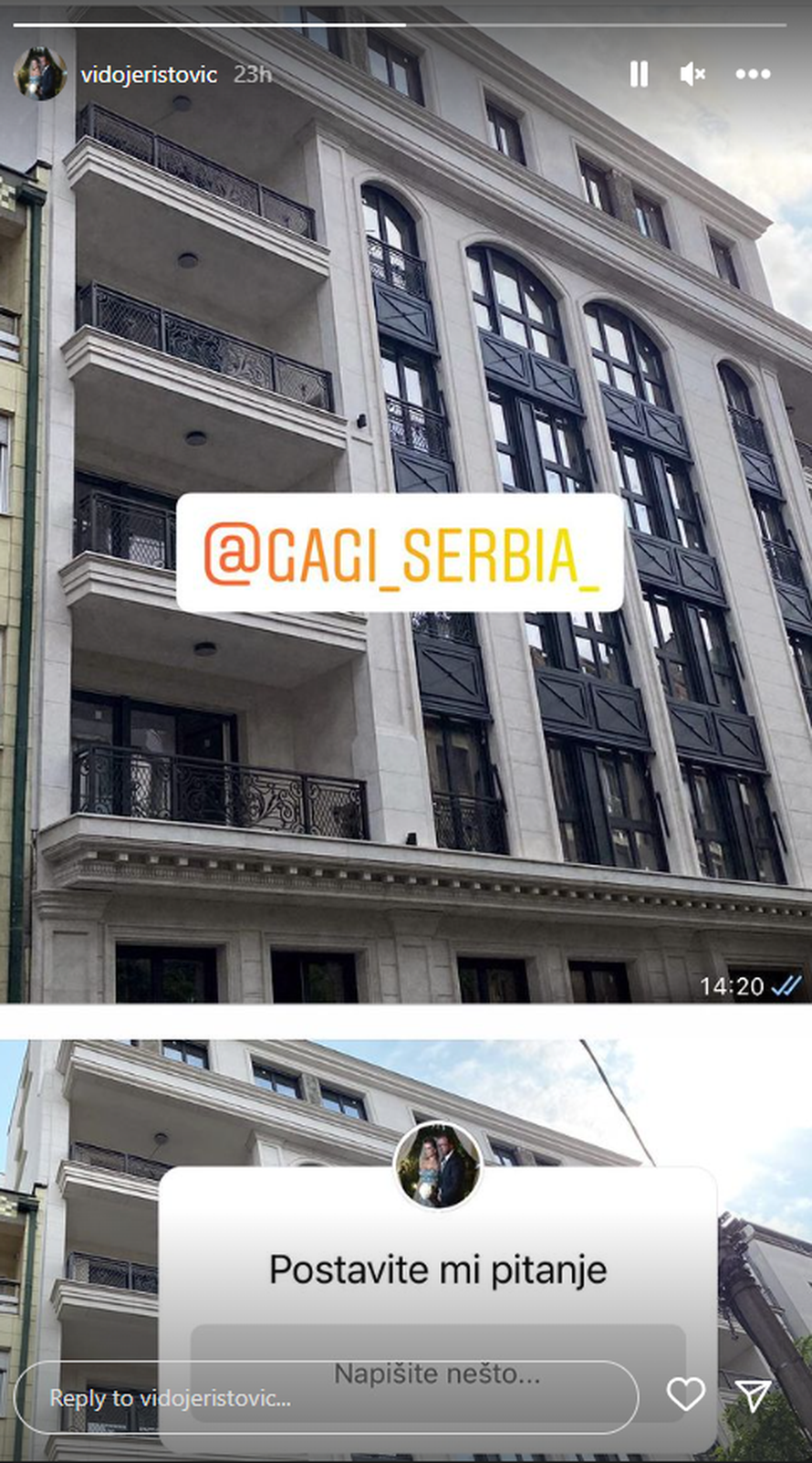 Na Instagramu pokojnog Vidoja osvanula nova objava, Miša Grof: 'Možda sam ja slučajno'