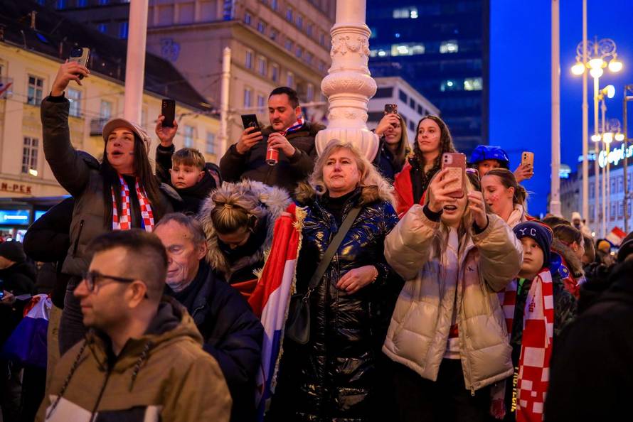Zagreb: Svečani doček rukometnih reprezentativaca nakon osvojene bronce na Europskom prvenstvu