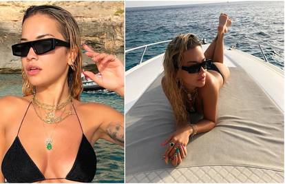 Rita Ora spremna je za Jadran, u premalom badiću 'hvata' boju