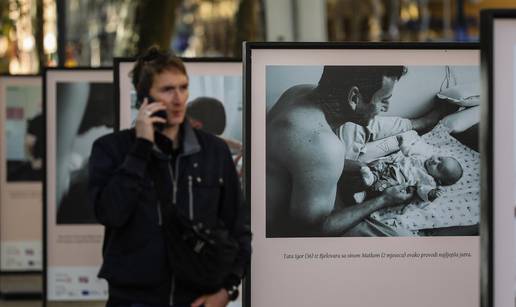 U Zagrebu otvorili simpatičnu izložbu: Fotografije brižnih očeva okupirale su Zrinjevac