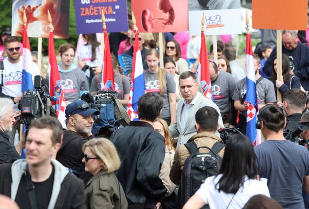 Zagreb: Mislav Herman sudjelovao je u Hodu za zivot