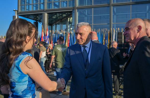 Zagreb: Sve&ccaron;ani prijem povodom 35. obljetnice postrojavanja Zbora narodne garde i ustrojavanja Hrvatske vojske i policije