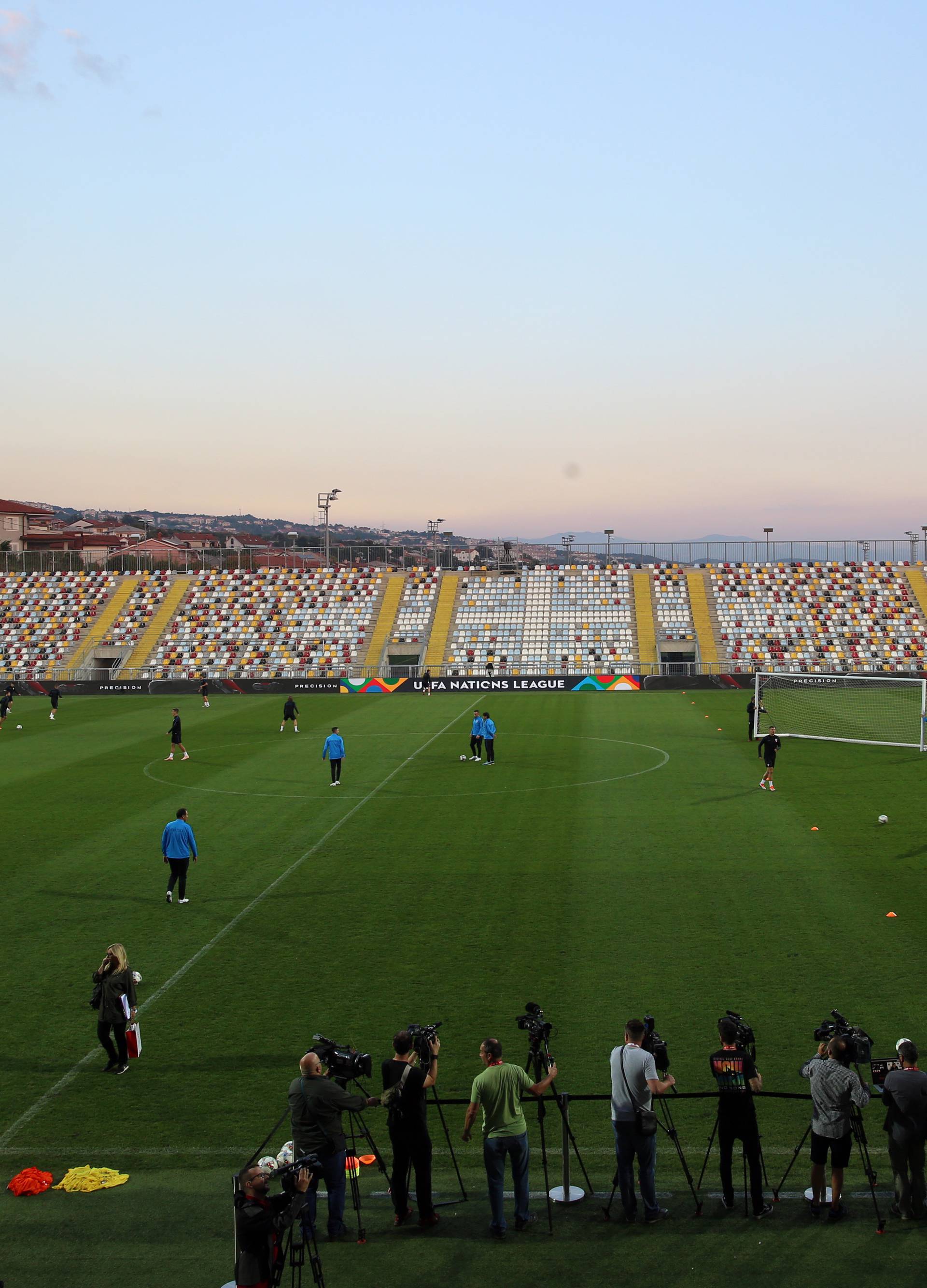 Rijeka: Trening hrvatske nogometne reprezentacije za utakmicu s Engleskom