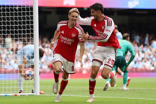 Arsenal - Manchester City 3-0: Gvardiol i Kova&ccaron;i&cacute; nemo&cacute;ni pred Artetinim dominantnim strojem