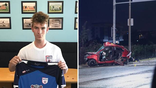 Mladi nogometaš poginuo je  u prometnoj nesreći kod Velike Gorice:  'Pero, počivao u miru'