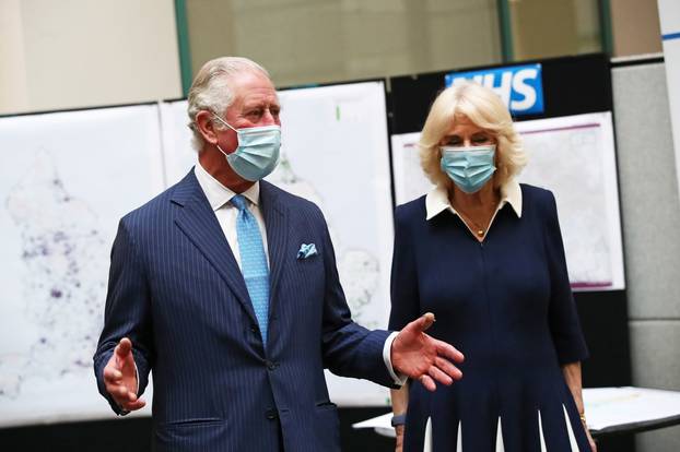 Prince of Wales visits NHS vaccine operations