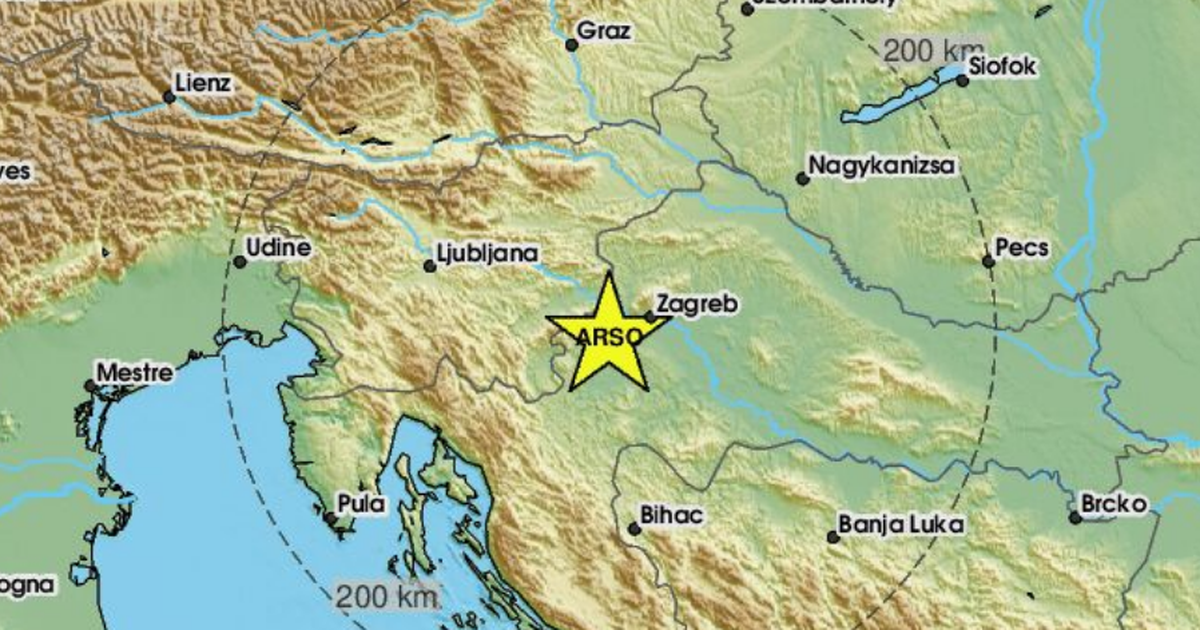 Earthquake with minor intensity detected in vicinity of Samobor, accompanied by audible rumbling