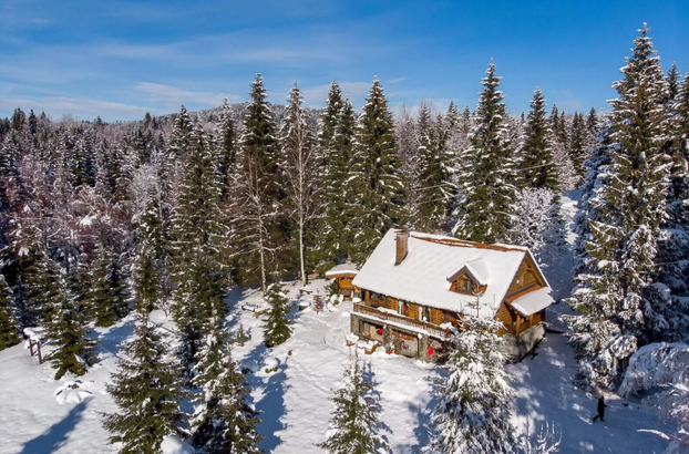 FOTO Čarobna koliba Ive Todorić kao da je ispala iz bajke: Tako izgleda prava zimska idila...