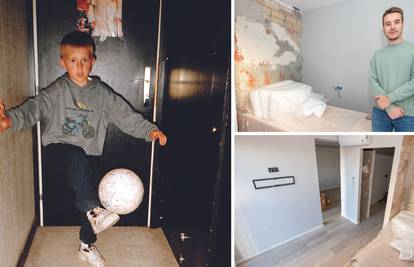 Apartman 'LM10' u Zadru: I Luki Modriću se svidjela ideja da obnovimo sobu. Bila mu je dom
