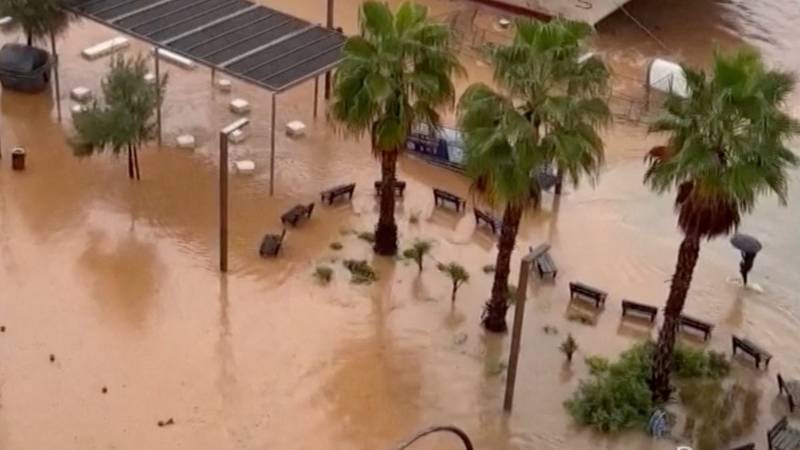 VIDEO Obilne kiše uragana Gabrielle poplavile Španjolsku, Ibiza doslovno pliva pod vodom