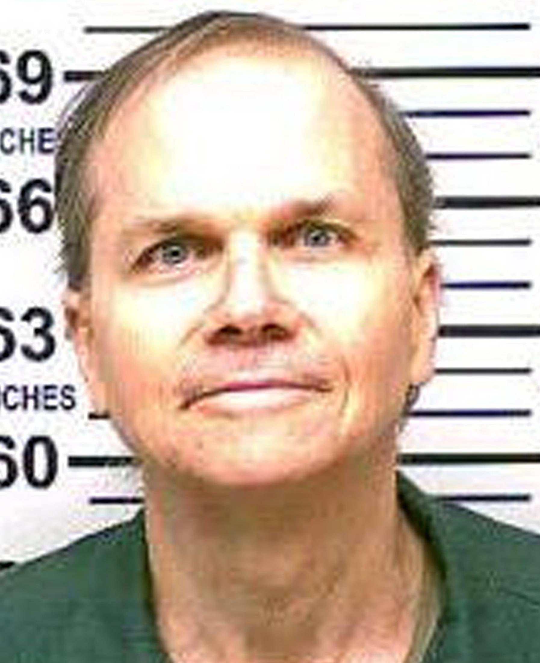 New York State Department of Corrections and Community Supervision 2018 photo of Mark David Chapman who murdered John Lennon in 1980