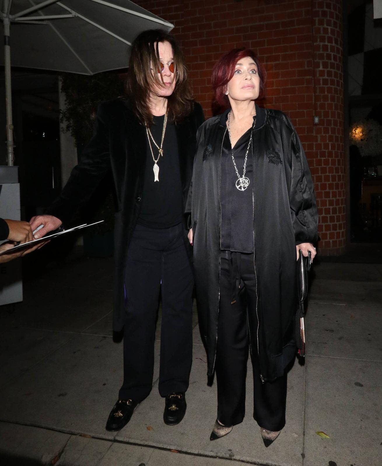 Ozzy Osbourne and Sharon Osbourne sighting - Los Angeles