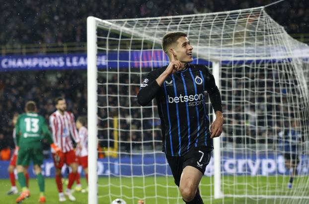 UEFA Champions League - Play Off - First Leg - Club Brugge v Atletico Madrid