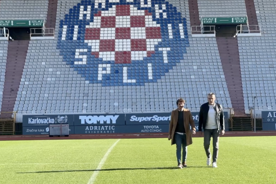 Roko Ćosić zadužen je za očuvanje poljudskog travnjaka