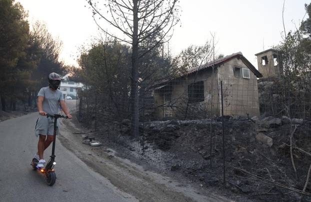 Posljedice požara kod Omiša