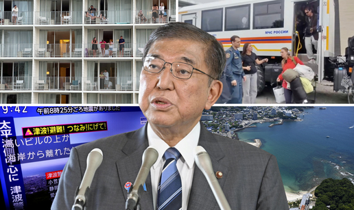 FOTOGALERIJA Strah i panika u Rusiji i Japanu:  'Zatreslo se tlo, istrčali smo, krenule su sirene...'