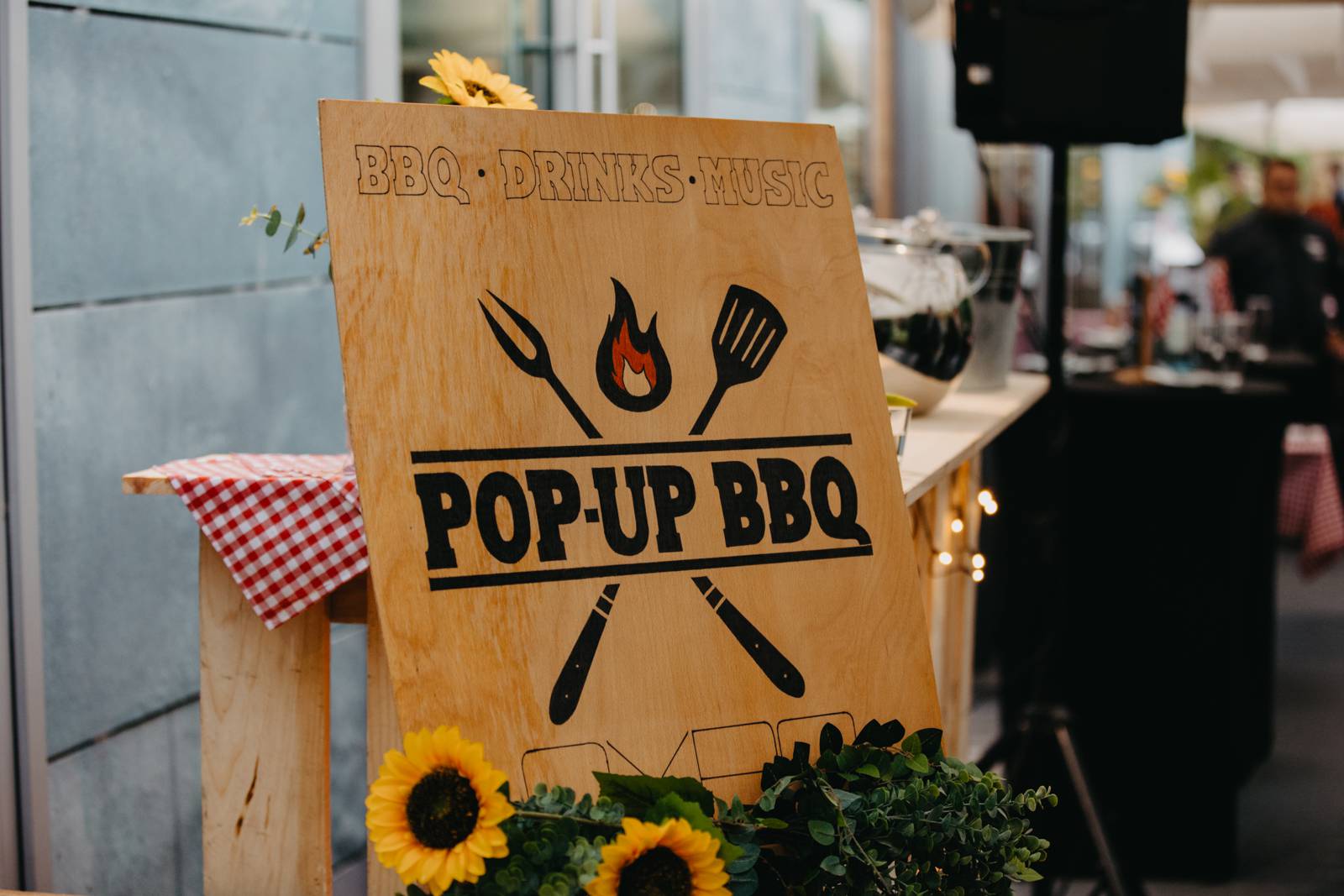 OXBO Pop up BBQ show cooking