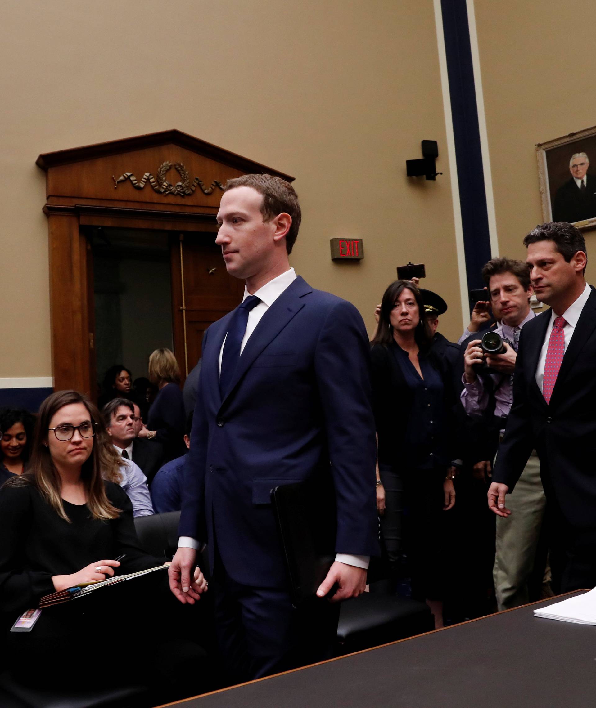 Facebook CEO Mark Zuckerberg testifies before the House Energy and Commerce Committee in Washington