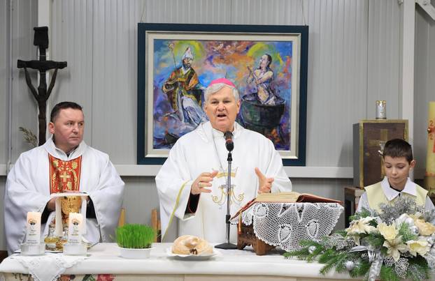 Žažina: Obilazak obnove crkve sv. Nikole i Vida