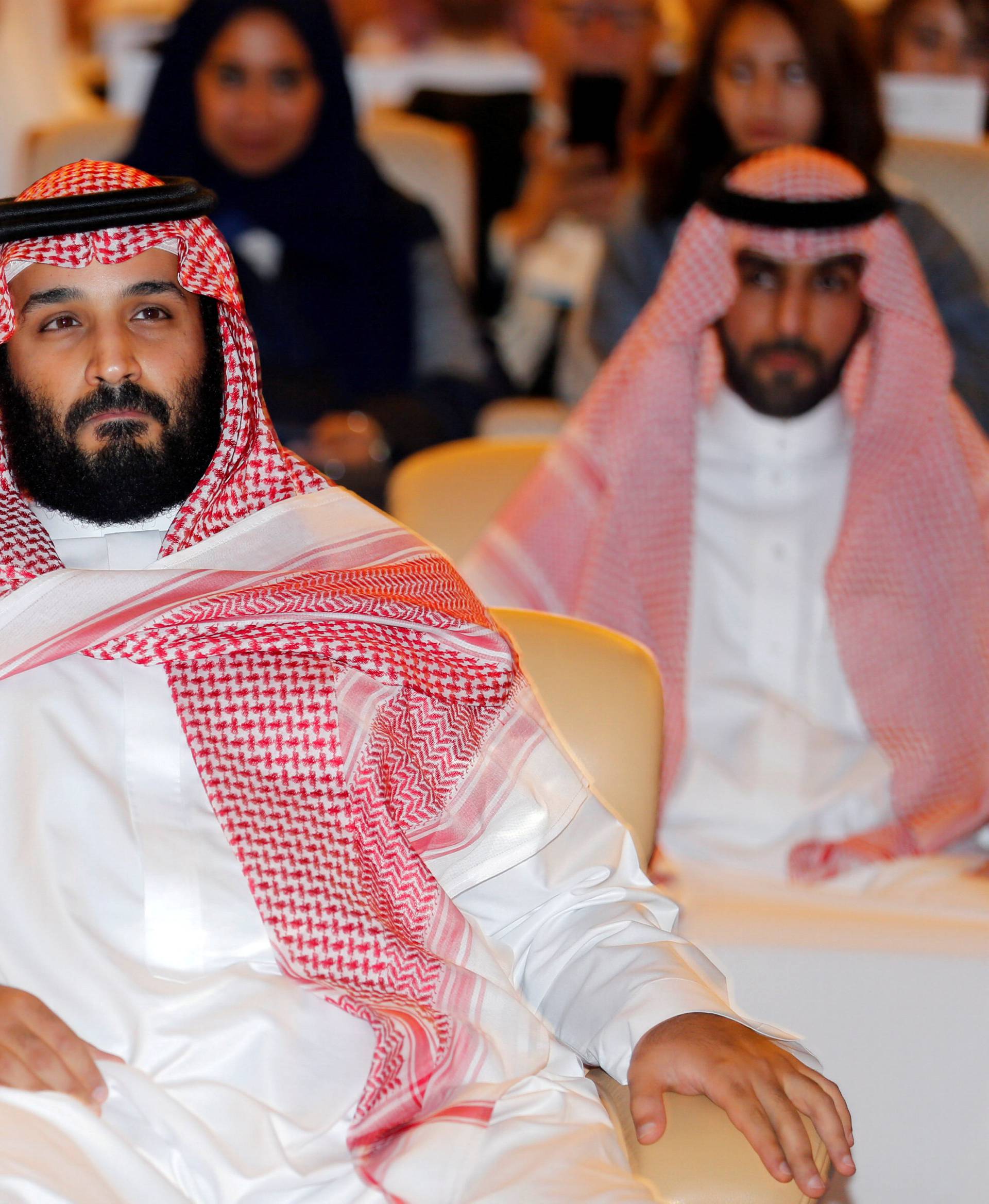 FILE PHOTO: Saudi Crown Prince Mohammed bin Salman, attends the Future Investment Initiative conference in Riyadh
