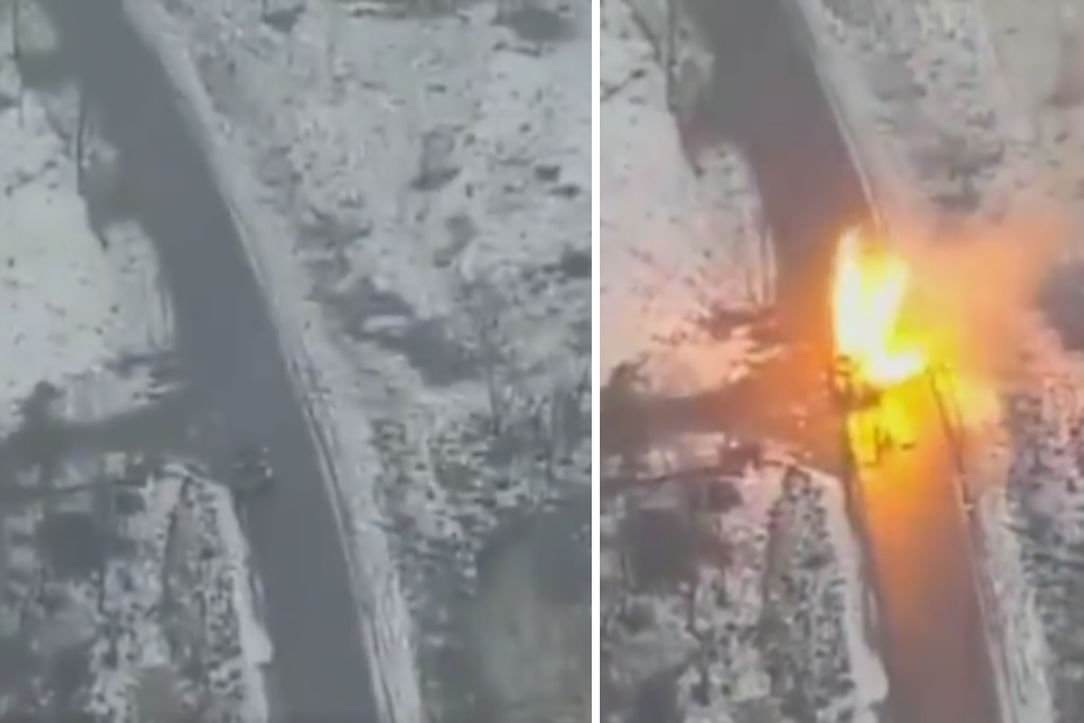 VIDEO Ukrajinske vojne snage objavile su snimku: 'Javelin raketa i ruski tenk. Divno gori!'