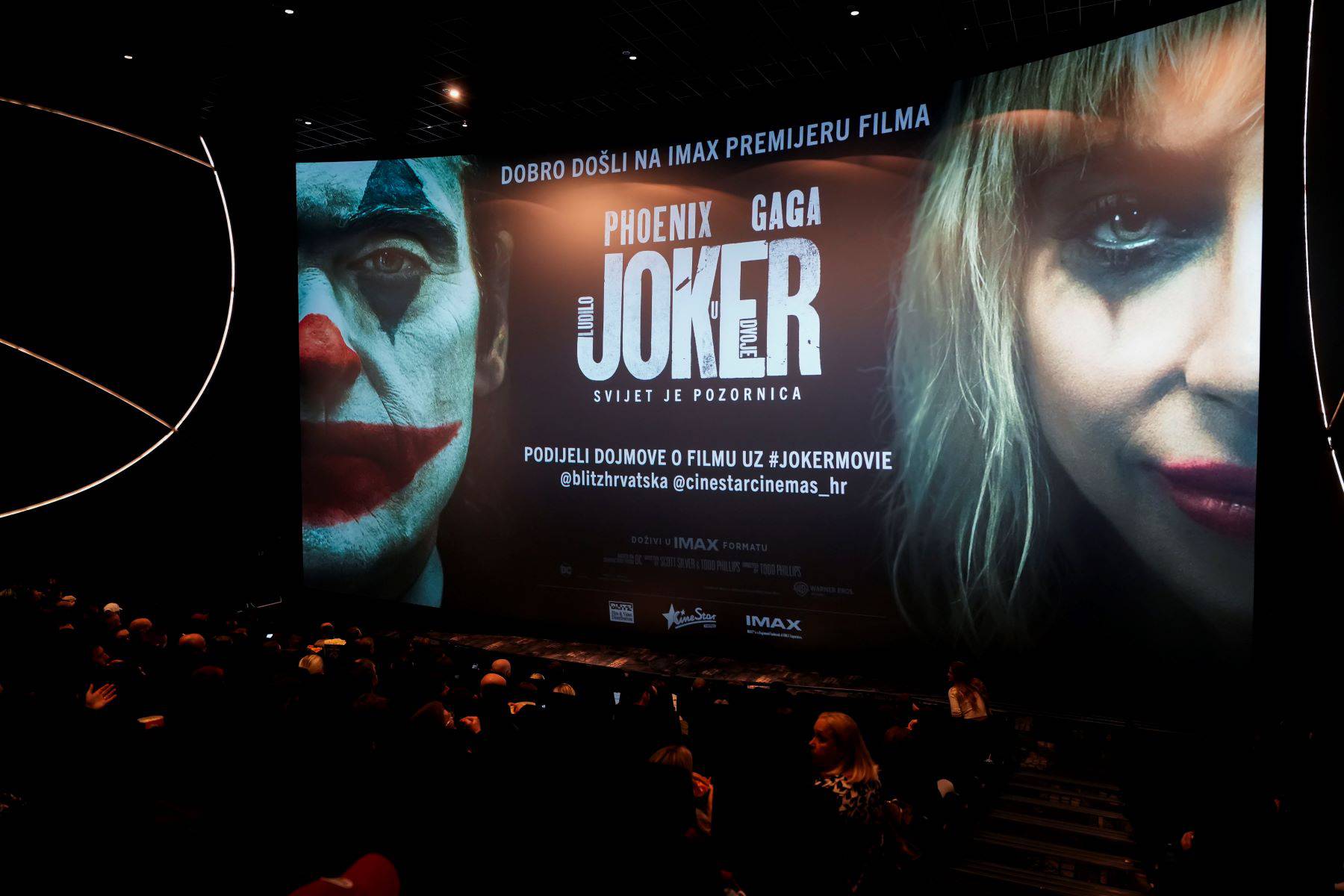 Petko na premijeru filma 'Joker: Ludilo u dvoje' stigao kao Joker