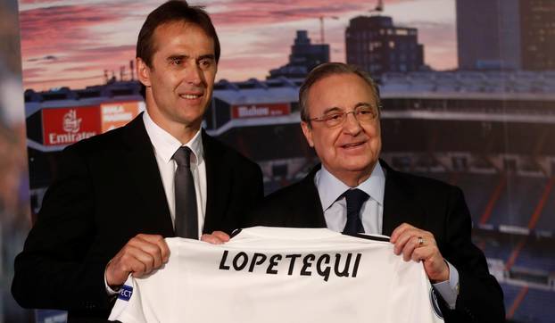 Real Madrid present new coach Julen Lopetegui