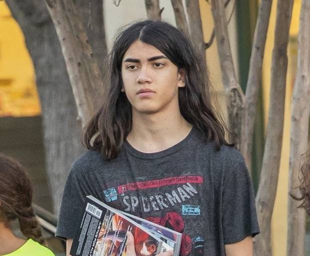 *EXCLUSIVE* The reclusive Blanket Jackson hangs out with his cousins before the holidays