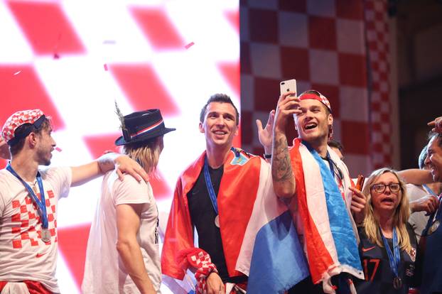 ARHIVA - 2018. Godišnjica dočeka Vatrenih nakon osvajanja srebrne medalje na SP-u u Rusiji