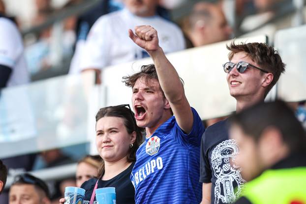 Rijeka: Navijači na utakmici finala SuperSport Hrvatskog nogometnog kupa, HNK Rijeka - NK Slaven Belupo