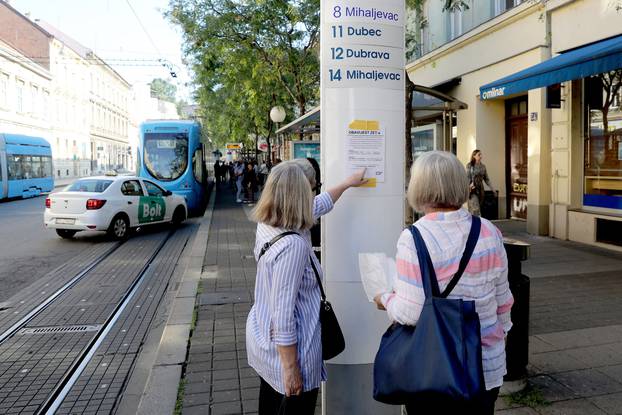 Zagreb: Od danas do kraja srpnja izvanredna autobusna linija 617 umjesto tramvaja 8, 14 i 15