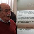 Zoran Pusić primio je prijeteće pismo. Potpisano je s 'Osvetnici Bleiburga' i 'Za dom spremni'