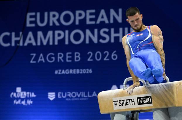 Zagreb: Europsko prvenstvo u muškoj sportskoj gimnastici