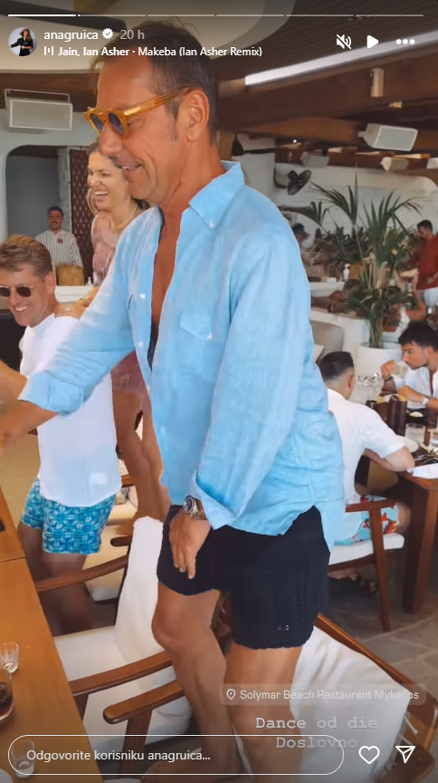 Muž Ane Gruice prošlog tjedna osuđen, dobio zatvorsku kaznu. Sad se rasplesao po Grčkoj...