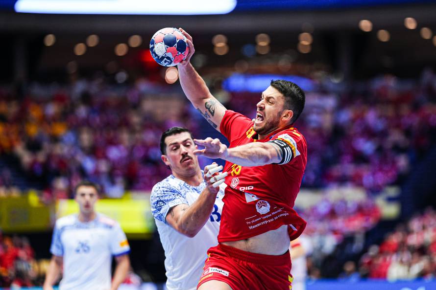 DEN, Nordmazedonien vs. Portugal, Handball, EHF Europameisterschaft 2026, Gruppe B, Spieltag 2, 18.01.2026