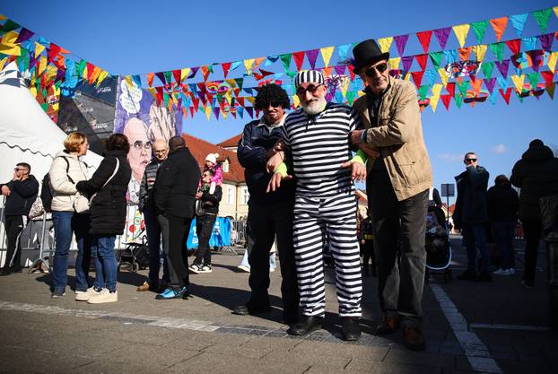 Samobor: Povorka mjesnih odbora i alegorijskih kola na Fašniku