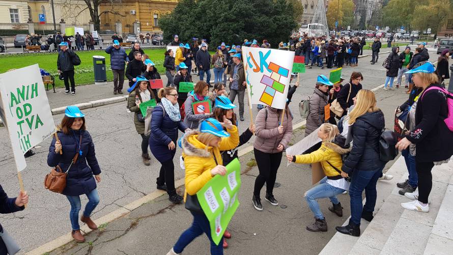 Zagreb: Okupljanje za veliki prosvjed Hrvatska mora bolje