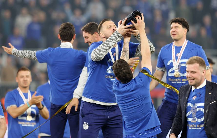 Nogometaši Dinama pobjednici su SuperSport Hrvatskog nogometnog kupa