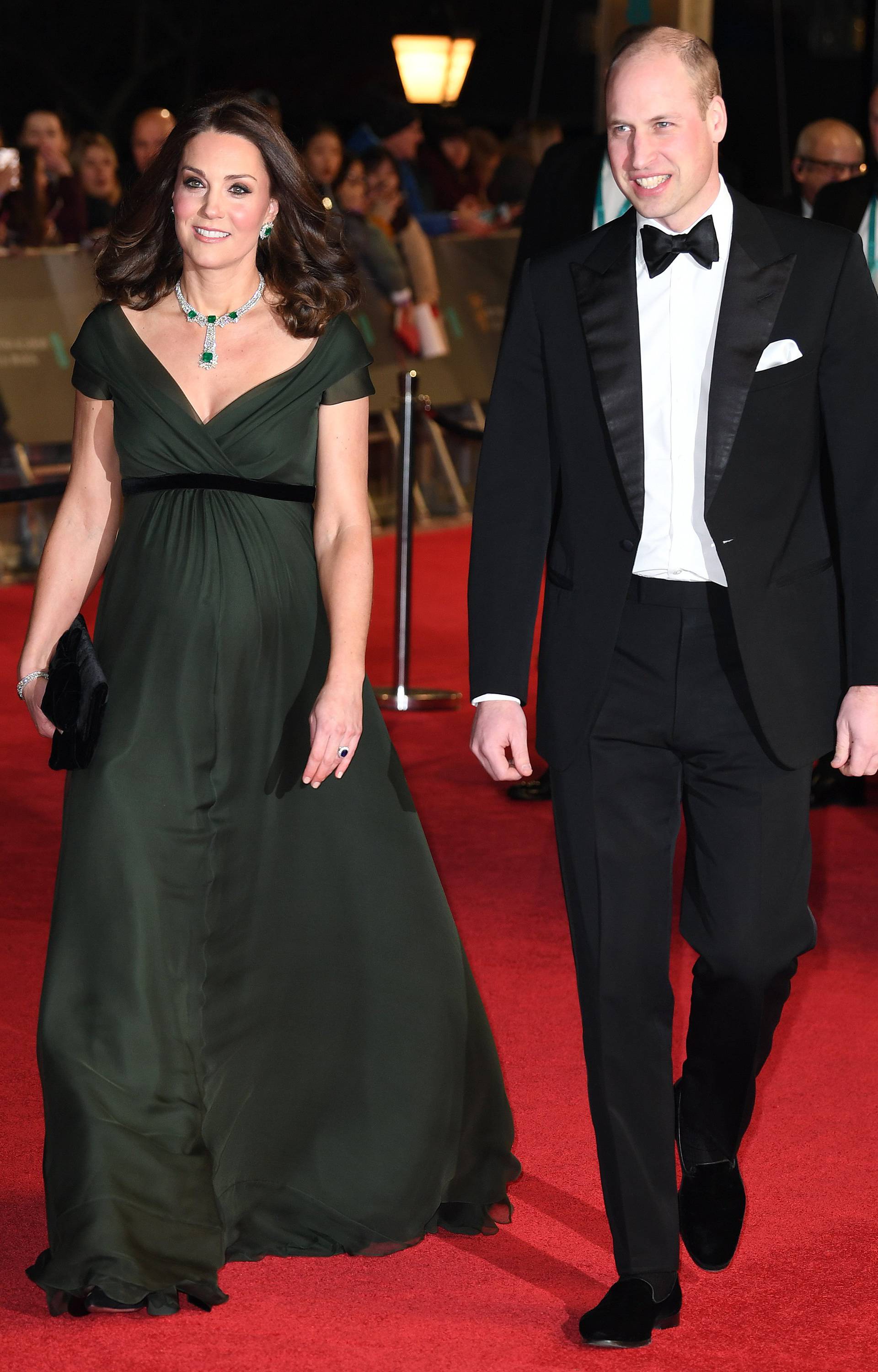 The Duke and Duchess of Cambridge attend the British Academy Film Awards