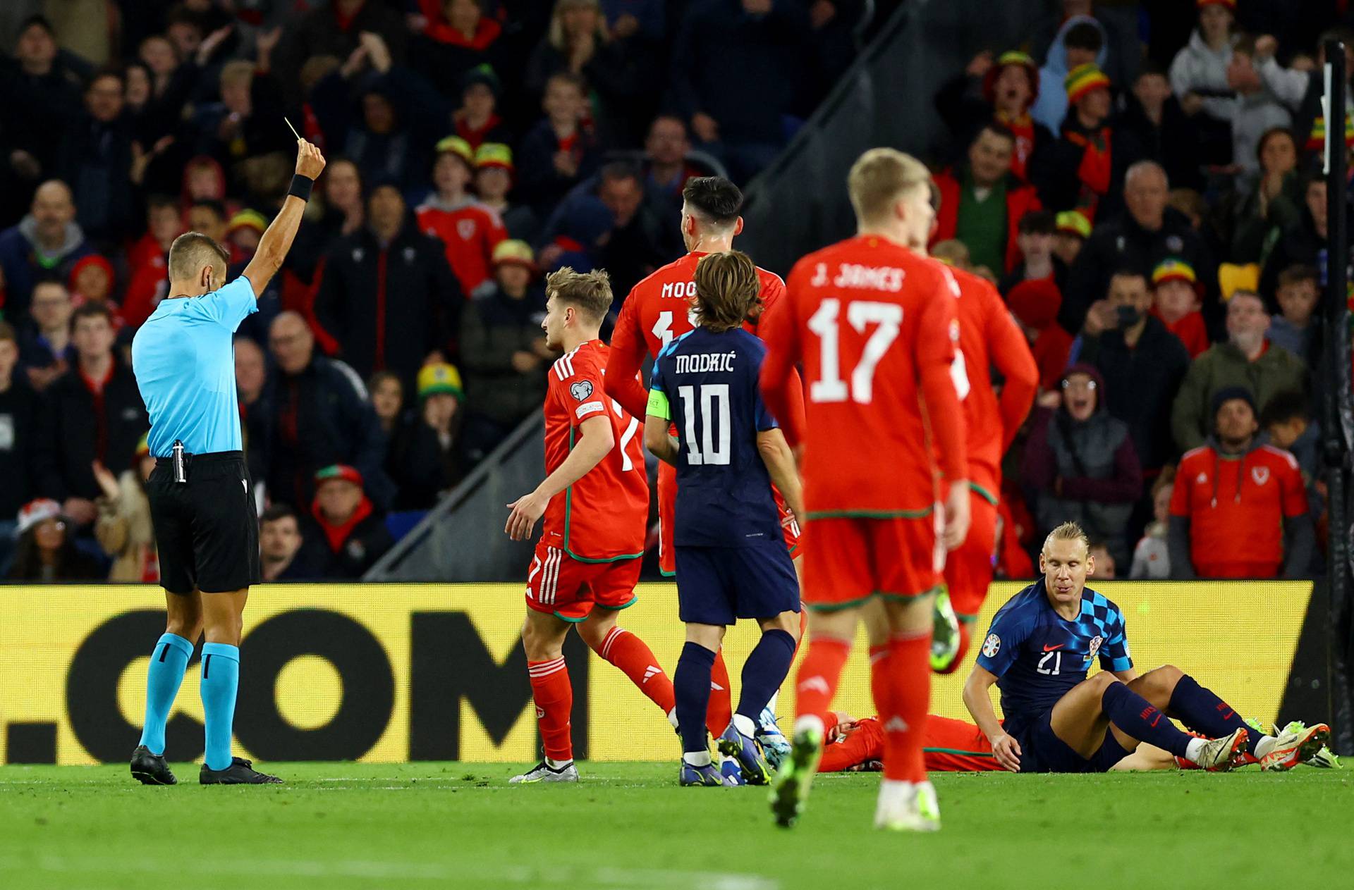 Euro 2024 Qualifier - Group D - Wales v Croatia