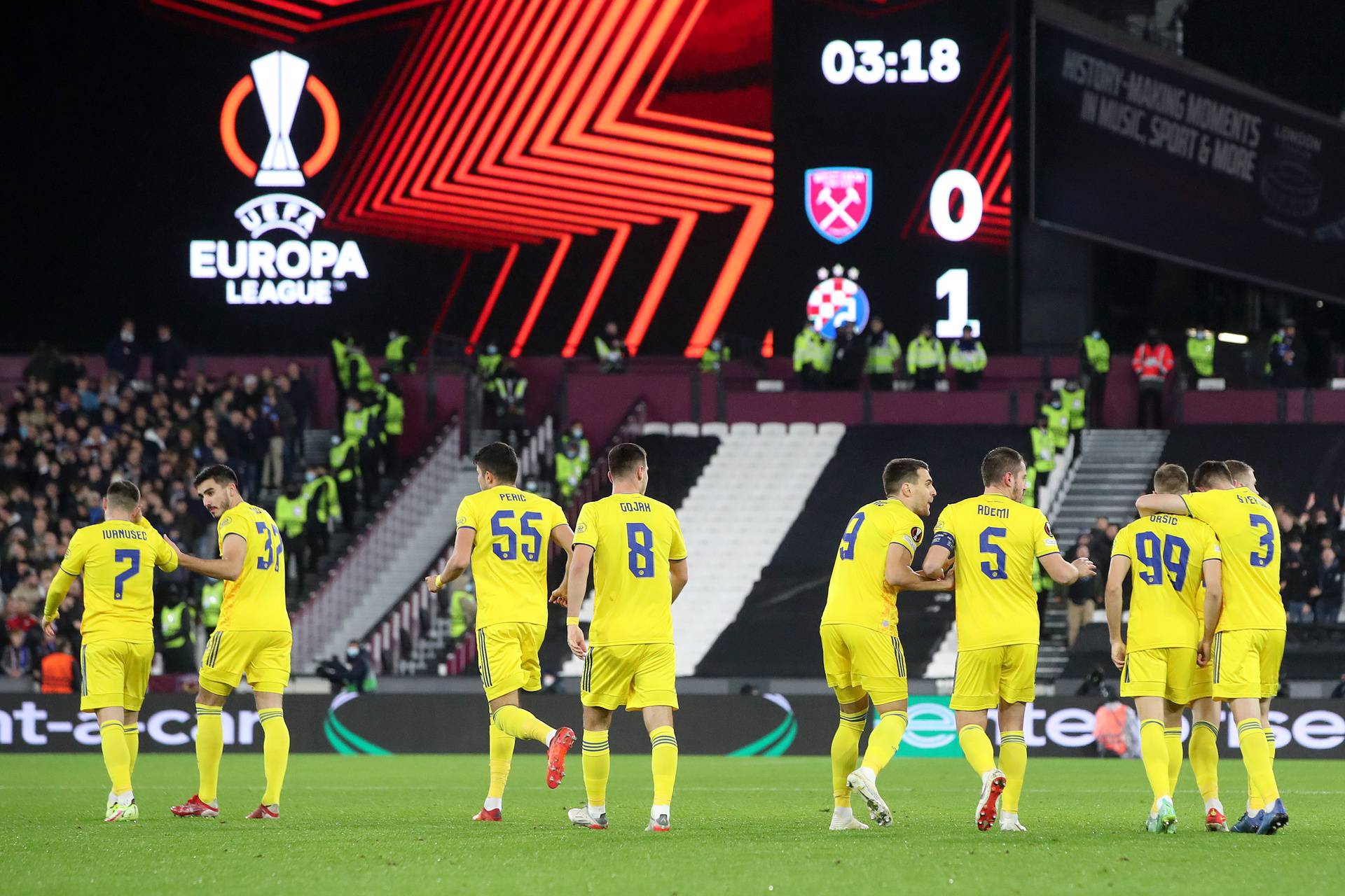 UEFA Europska liga, West Ham - GNK Dinamo