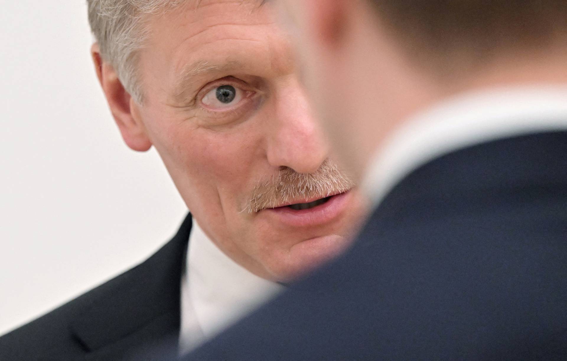 FILE PHOTO: Kremlin spokesman Dmitry Peskov attends a news conference in Moscow