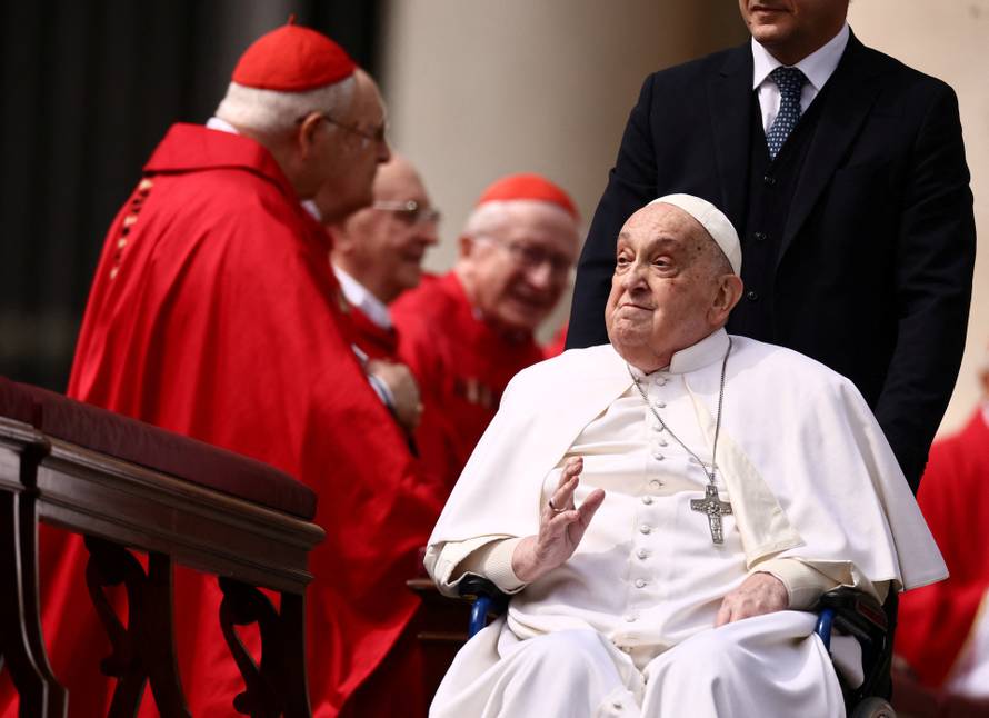 Palm Sunday Mass in St. Peter's Square at the Vatican