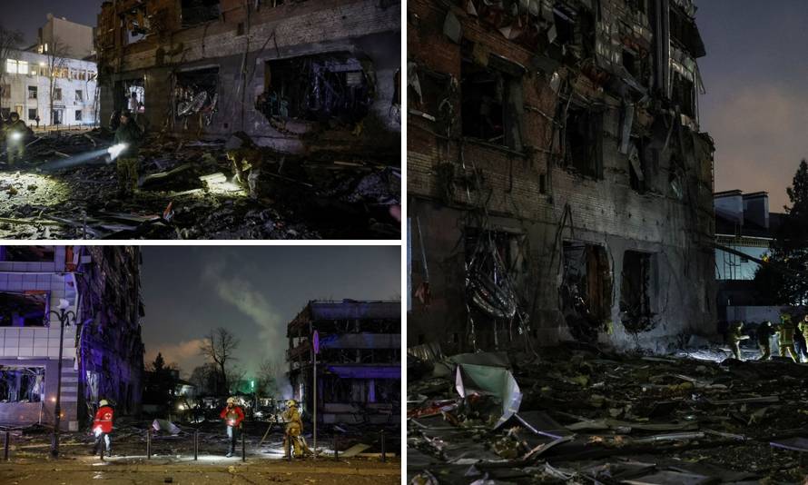 Rusi napali Kijev balističkim raketama! Uništene zgrade