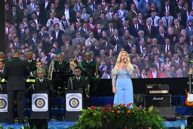 Svečani koncert u Zagrebu povodom 35. obljetnice postrojavanja Zbora narodne garde i ustrojavanja Hrvatske vojske i policije
